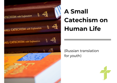 A Small Catechism on Human Life (Russian translation for youth)