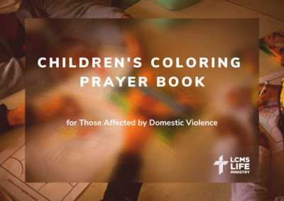 Children’s Coloring Prayer Book for Those Affected by Domestic Violence