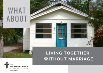 What About … Living Together Without Marriage?